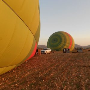 Baptème de montgolfière au dessus de Marrakech
